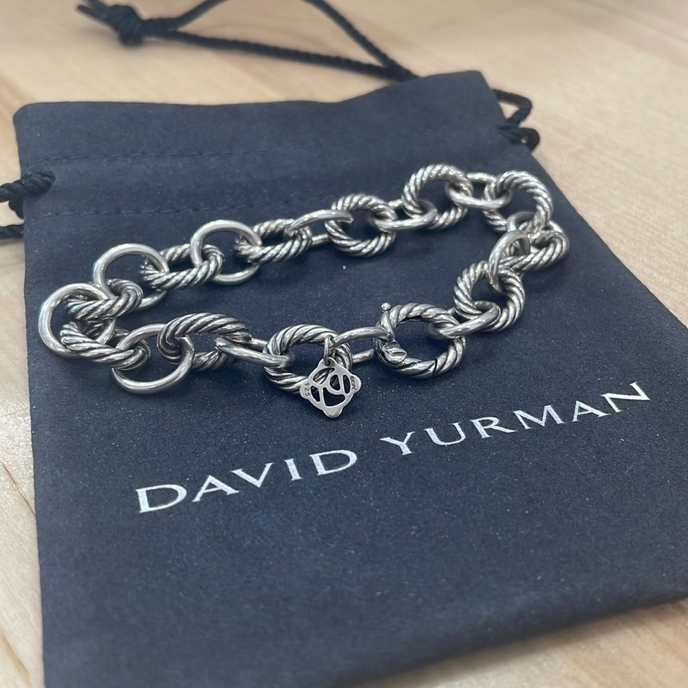 David Yurman oval link chain bracelet